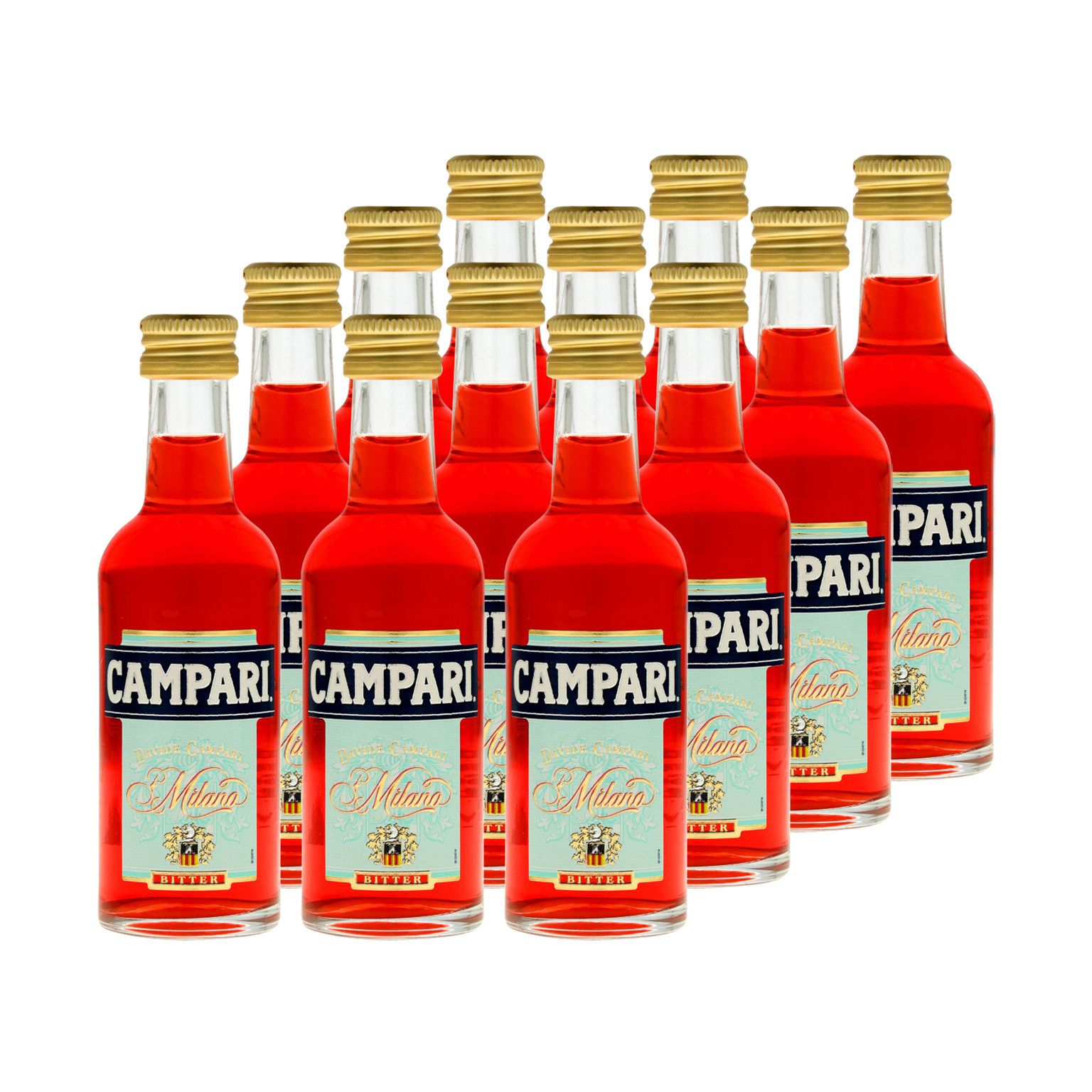 Testcase Sets - Campari Bitter 12x 0,05L (25% Vol.)